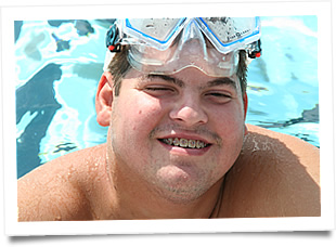 At the TASK Swimming Class.